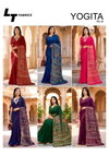 Yogita Vol 2 By Lt Fandy Satin Foil Printed Saree Exporters In India

